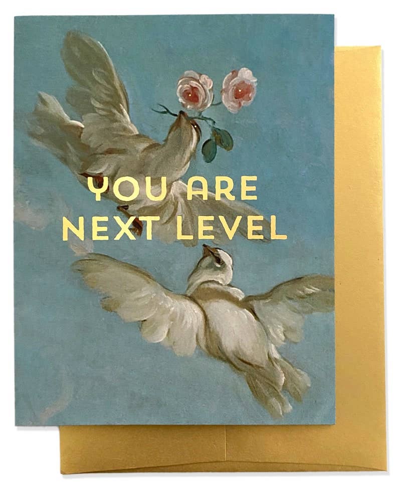 Unique feminine gift card of encouragement