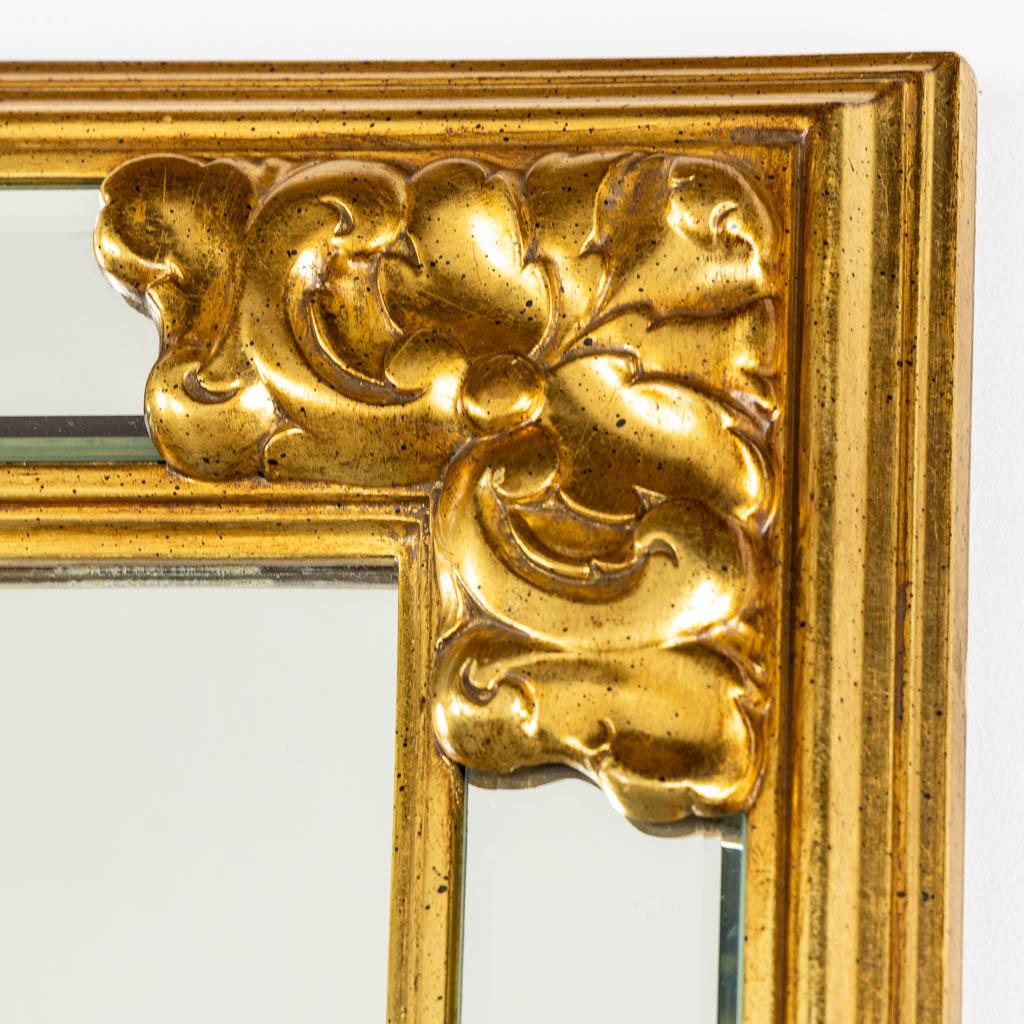 A fine large and elegant gilded vintage wall mirror by Deknudt in Belgium _ available worldwide from Loudoun Boutique