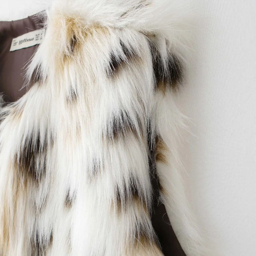 Super stylish faux fur vest for sale