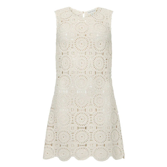 Photoshoot worthy Boho Cream Beach Dress for a relaxed Summer in the Sand