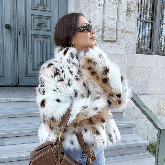 Affordable Luxury faux fur winter coat