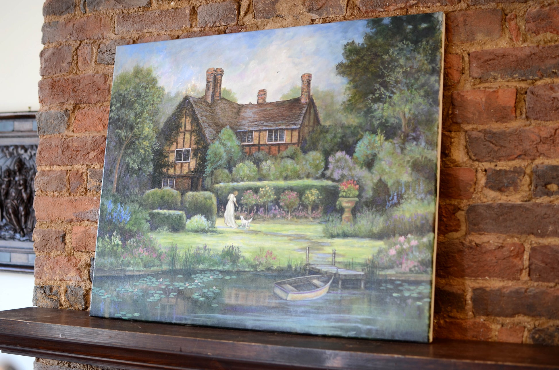 A dreamy Victorian inspired landscape of Tudor Estate by Sue Kelleher