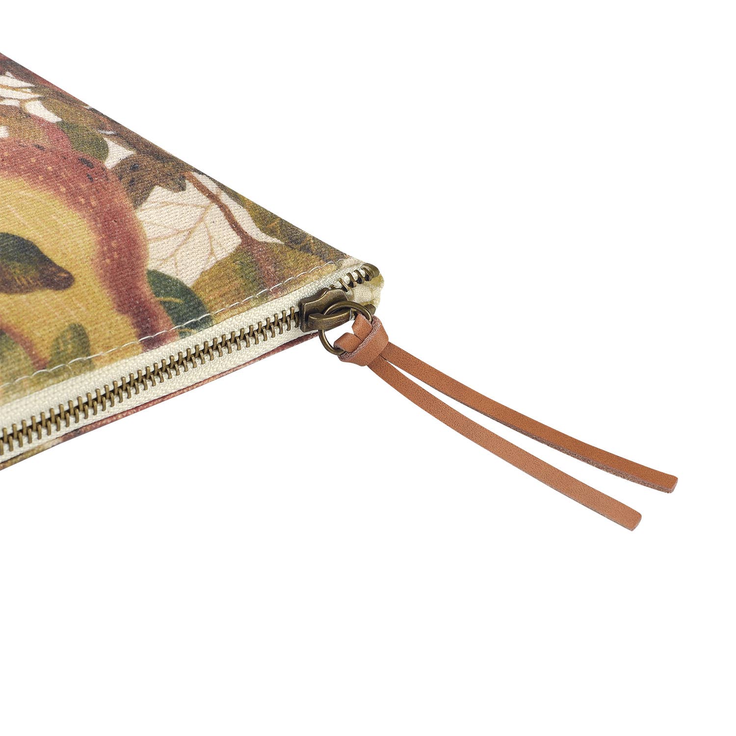 FIG AND FLORAL BOHO CANVAS MAKE-UP BAG BY BRUNO VISCONTI - ITALY